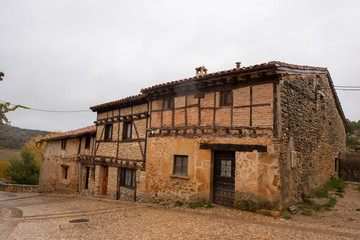 Fototapeta na wymiar The medieval village of Calatanazor in Soria