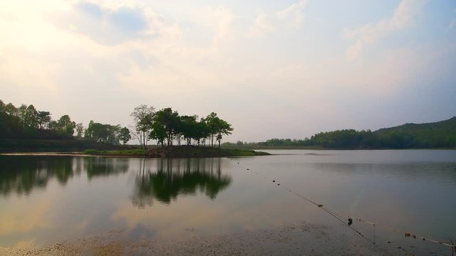 4K video of natural view in Mae Puem national park, Thailand.