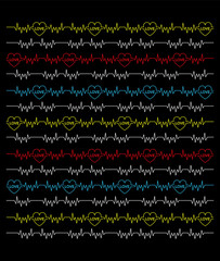 love typography pattern for print t shirt 