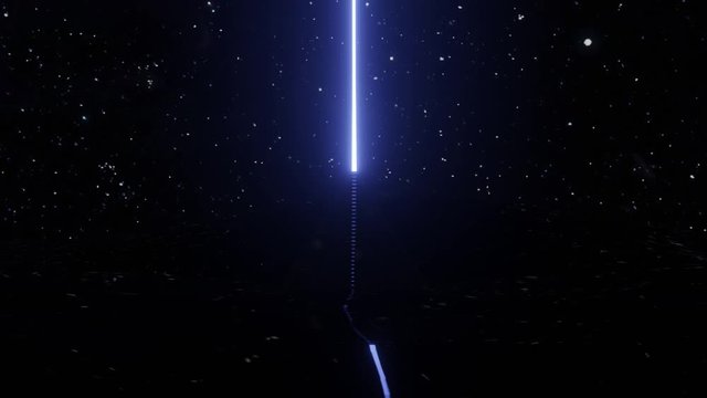 Dark Looping still Egypt Ancient alien pyramid with laser communication to a distant planet