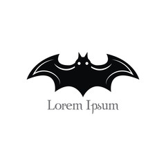 Bat flying halloween isolated icon vector illustration design