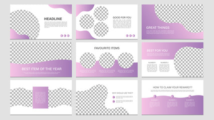 Sale template collection for promotion sale. Editable banner for presentation, web and internet ads.