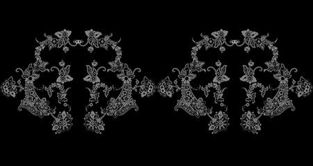 Decorative elegant luxury design.Paisley pattern.