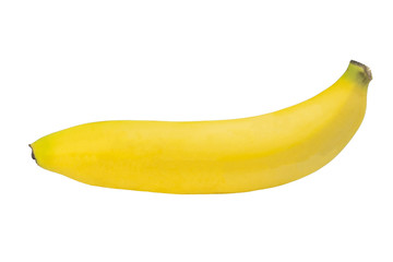 bunch of Cavendish bananas isolated on white background.fruit of help prevent asthma, cancer, high blood pressure, diabetes, cardiovascular disease, and digestive problems.
