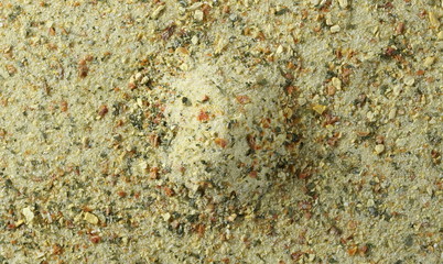 Spice mix for soups and food background and texture