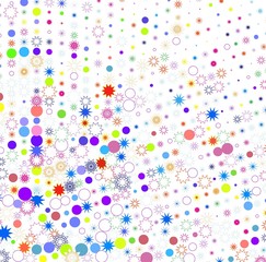 Fototapeta na wymiar background with colorful confetti