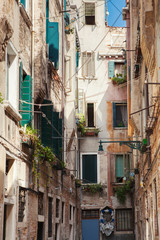 Venetian buildings in Italy