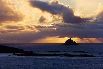 Tiaracht, one of Blasket Islands in Ireland