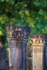 Naklejka premium hindu temple and its ornaments 
