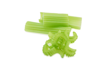 celery isolated on white background