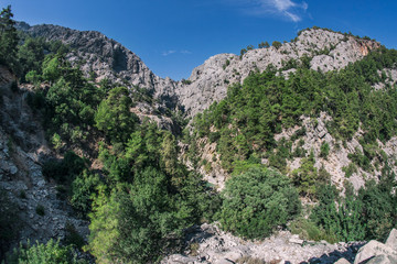 Fototapeta na wymiar beautiful mountain landscape of Goynuk canyon