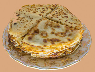 pancakes on a plate
