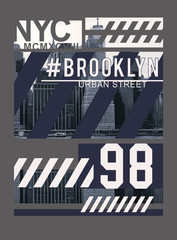 brooklyn new york typography
