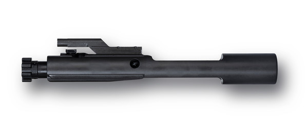 Assault rifle bolt carrier group with drop shadow