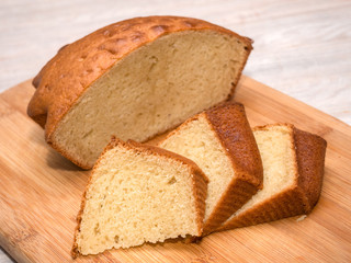Slices of Yogurt Cake