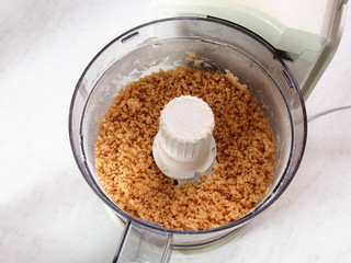 Filling after mixing. Making Treacle Pie Series.