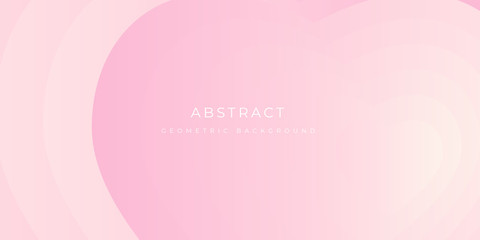 Fototapeta na wymiar Pink Valentine Abstract Love Background Vector