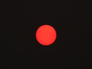 Blood Red Sunset in Sydney 