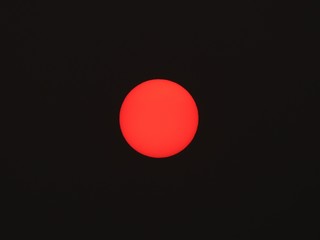Blood Red Sunset in Sydney 