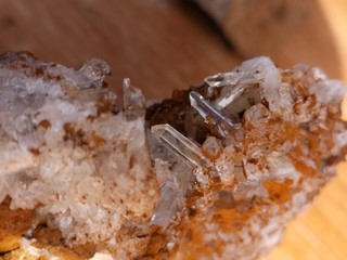 minéraux - détail de quartz de vizille