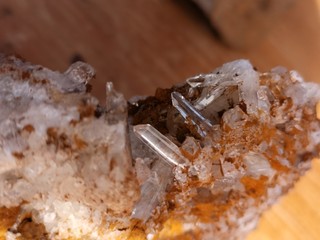 minéraux - quartz et sidérite de vizille