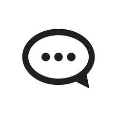 Chat icon vector isolated on background. Trendy message symbol. Pixel perfect. illustration EPS 10. - Vector.