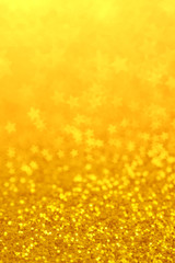 Christmas glowing golden background.