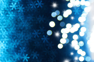 Festive bokeh background with lights