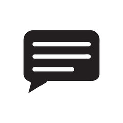 Chat icon vector isolated on background. Trendy message symbol. Pixel perfect. illustration EPS 10. - Vector.