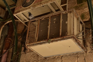 Rusty Dirty Old Air Conditioning Unit Nazareth