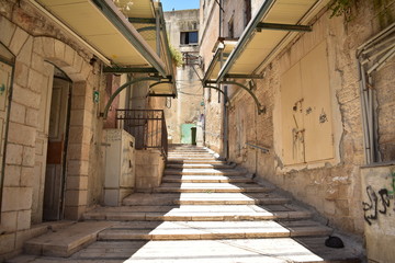 Fototapeta na wymiar Streets of Nazareth Old City