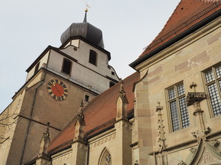 Herrenberg bei Stuttgart - Altstadt und Stiftskirche 