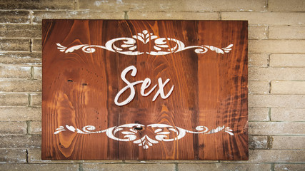 Street Sign to SEX