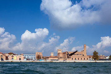 Blick &uuml;ber den Canale della Giudecca auf Venedig, Italien