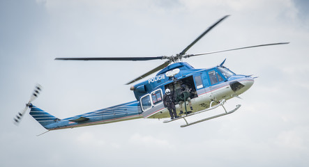 Police helicopter