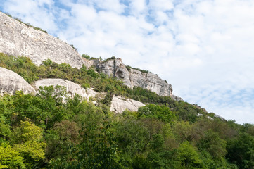 Fototapeta na wymiar Rocks in Crimea