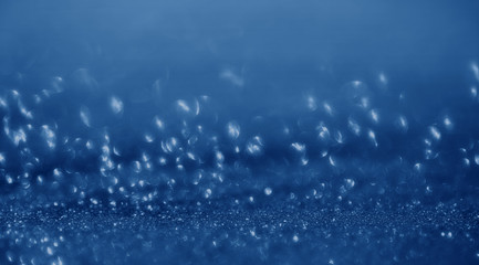 Abstract background representing the color of the year 2020 classic blue. Toned photo.