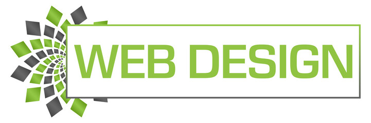 Web Design Green Grey Circular Bar 