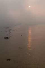 Early morning on Rupsa river in Khulna, Bangladesh