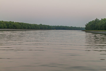 Small canal at Dublar Char (Dubla island), Bangladesh.