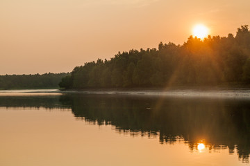 Sunset in Sundarbans, Bangladesh