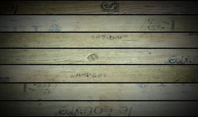 close up of wall made of wooden planks. Vintage