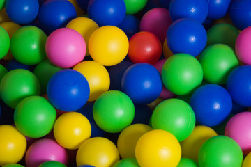 colored balls picture for text