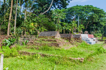 Fototapeta premium Cemetery near Zinda Pir mosque in Bagerhat, Bangladesh