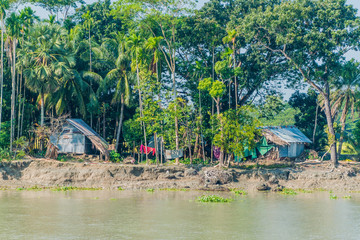 Riverbanks of Pangunchi river, Bangladesh