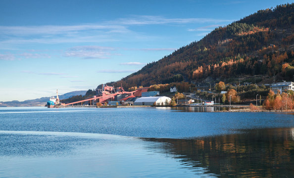 Norway, Orkanger facility landscape