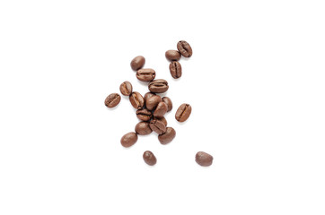Coffee beans. Isolated on a white background.