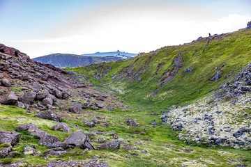 View on Snaefellsjökul volcano