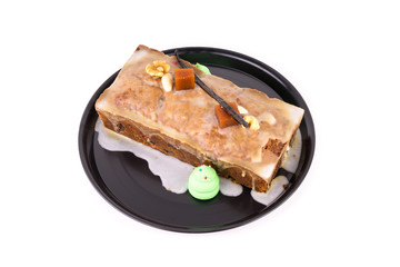 Traditional christmas season fruit cake