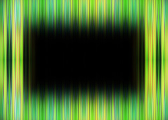 Green stripes frame